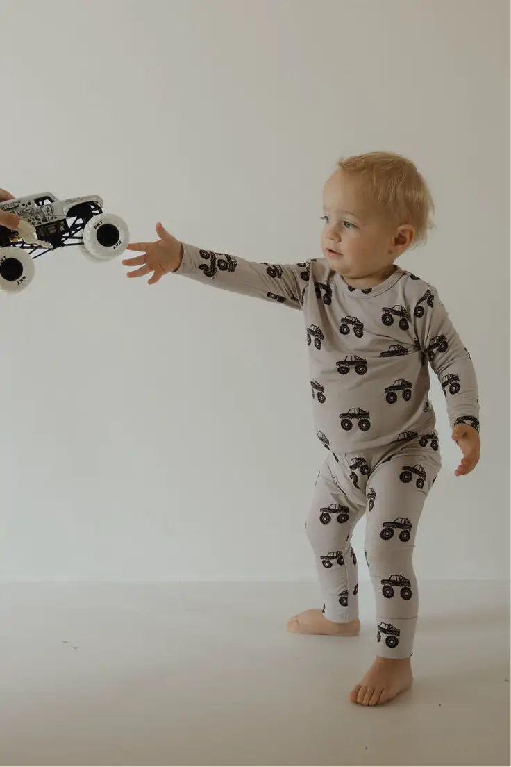 Monster Truck Bamboo PJs