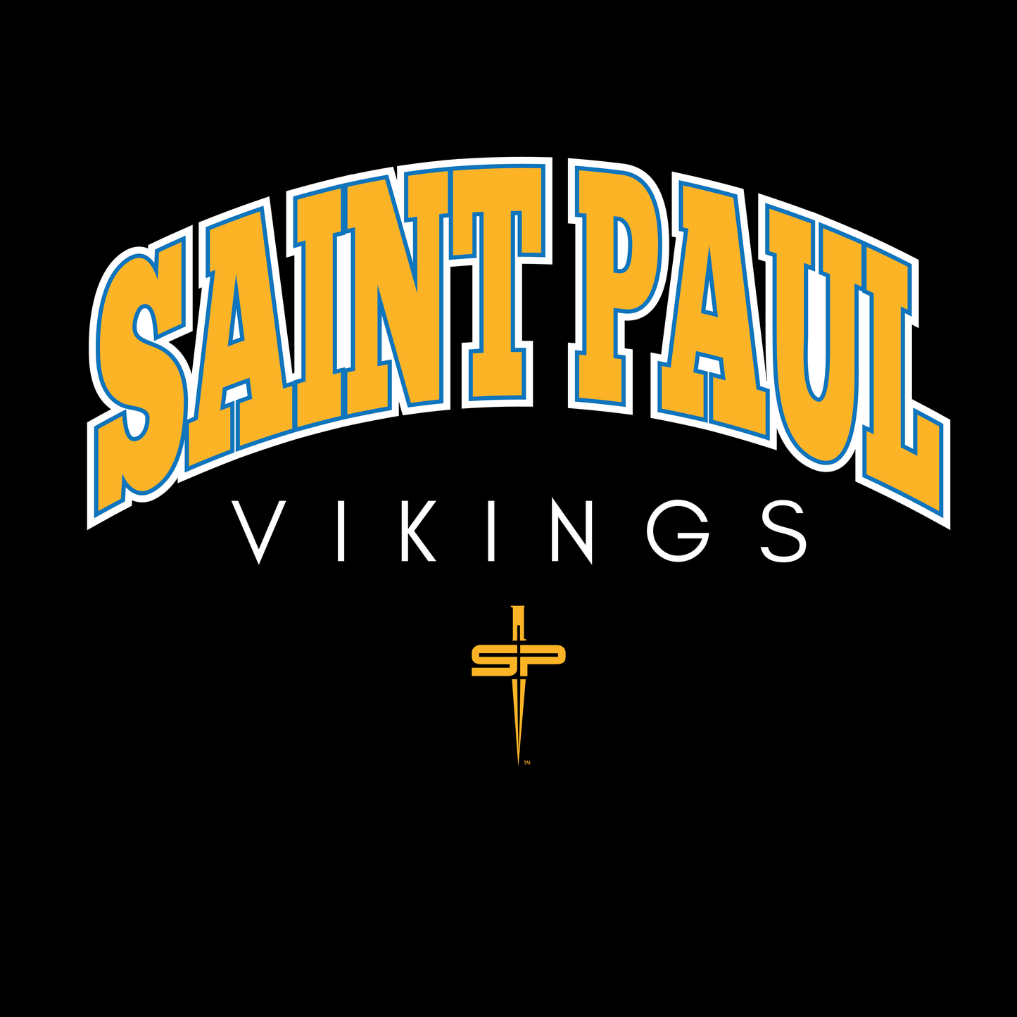 Saint Paul Vikings Arch Logo Sweatshirt