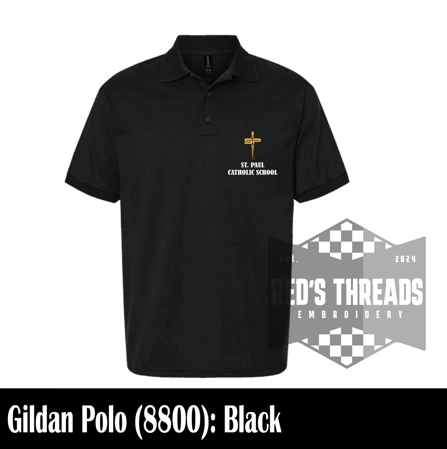 Saint Paul Embroidered Polo