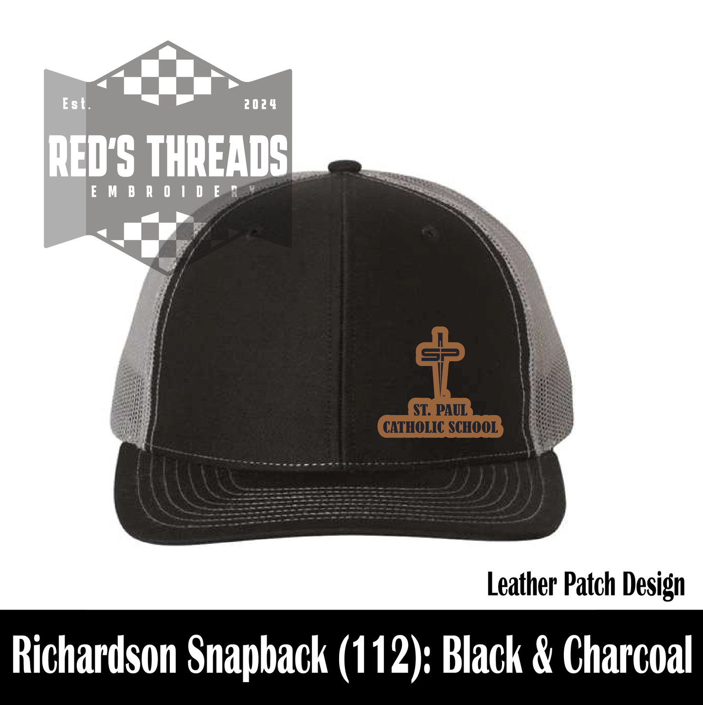 Saint Paul Leather Patch Hat