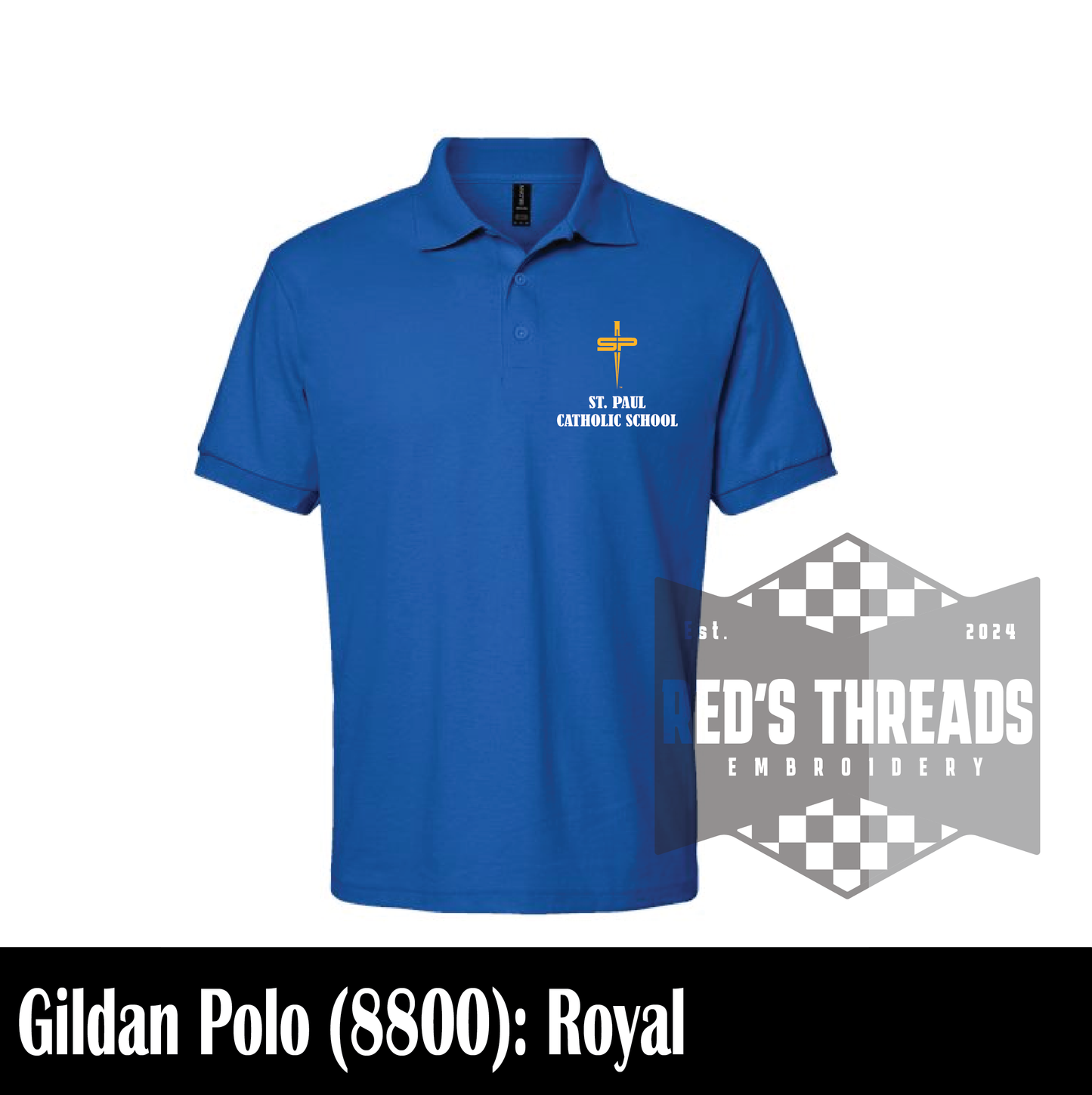 Saint Paul Embroidered Polo