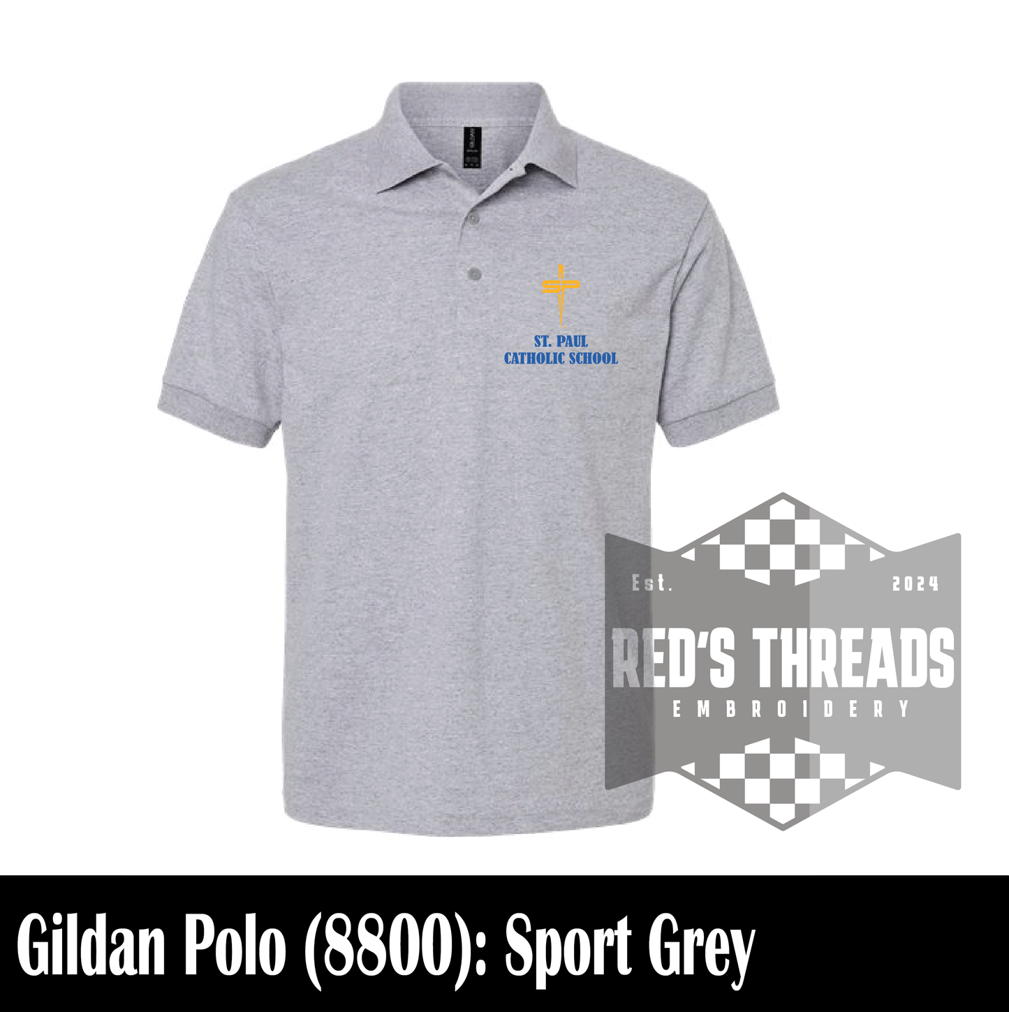 Saint Paul Embroidered Polo