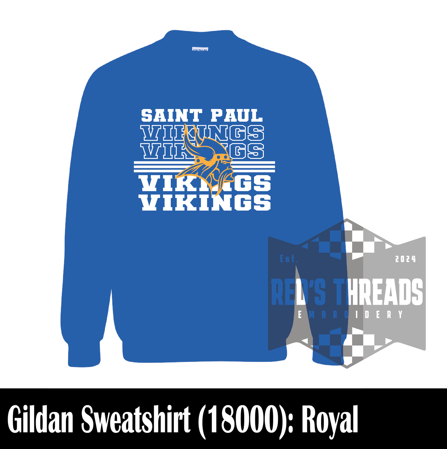 Saint Paul Vikings Stack Sweatshirt