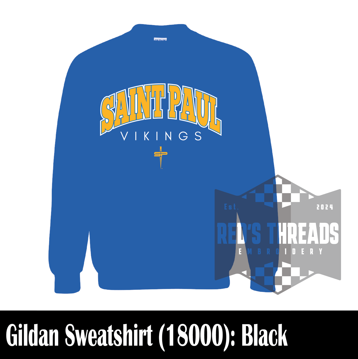 Saint Paul Vikings Arch Logo Sweatshirt