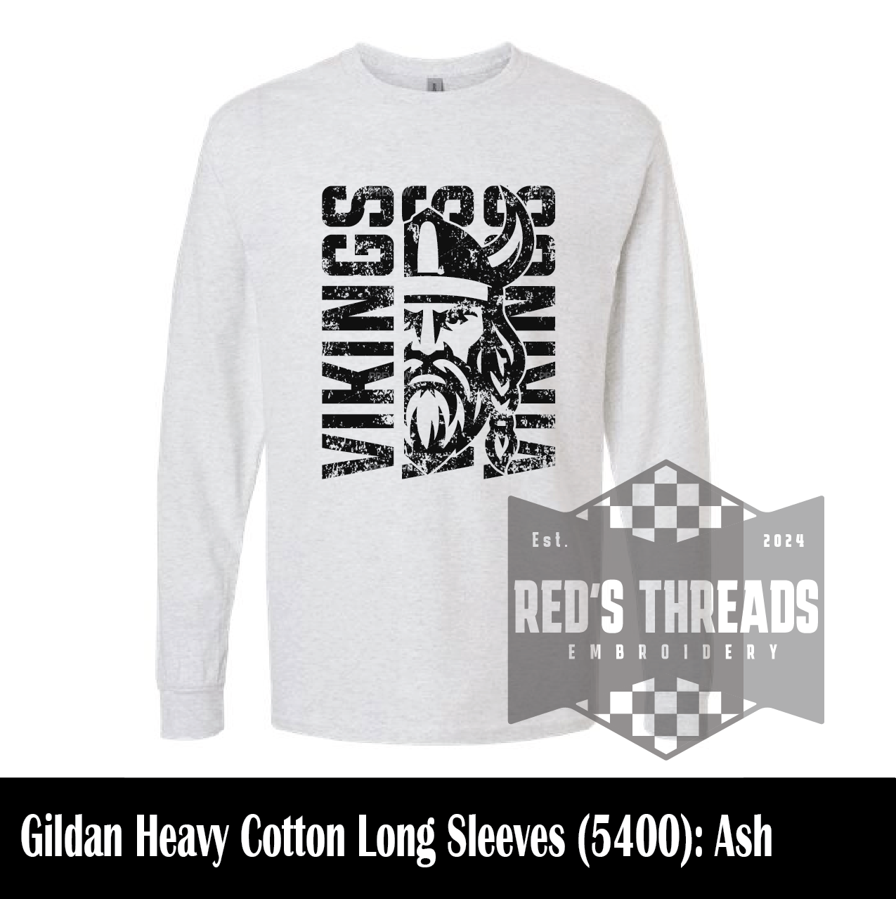 Saint Paul Distressed Vikings Long Sleeves