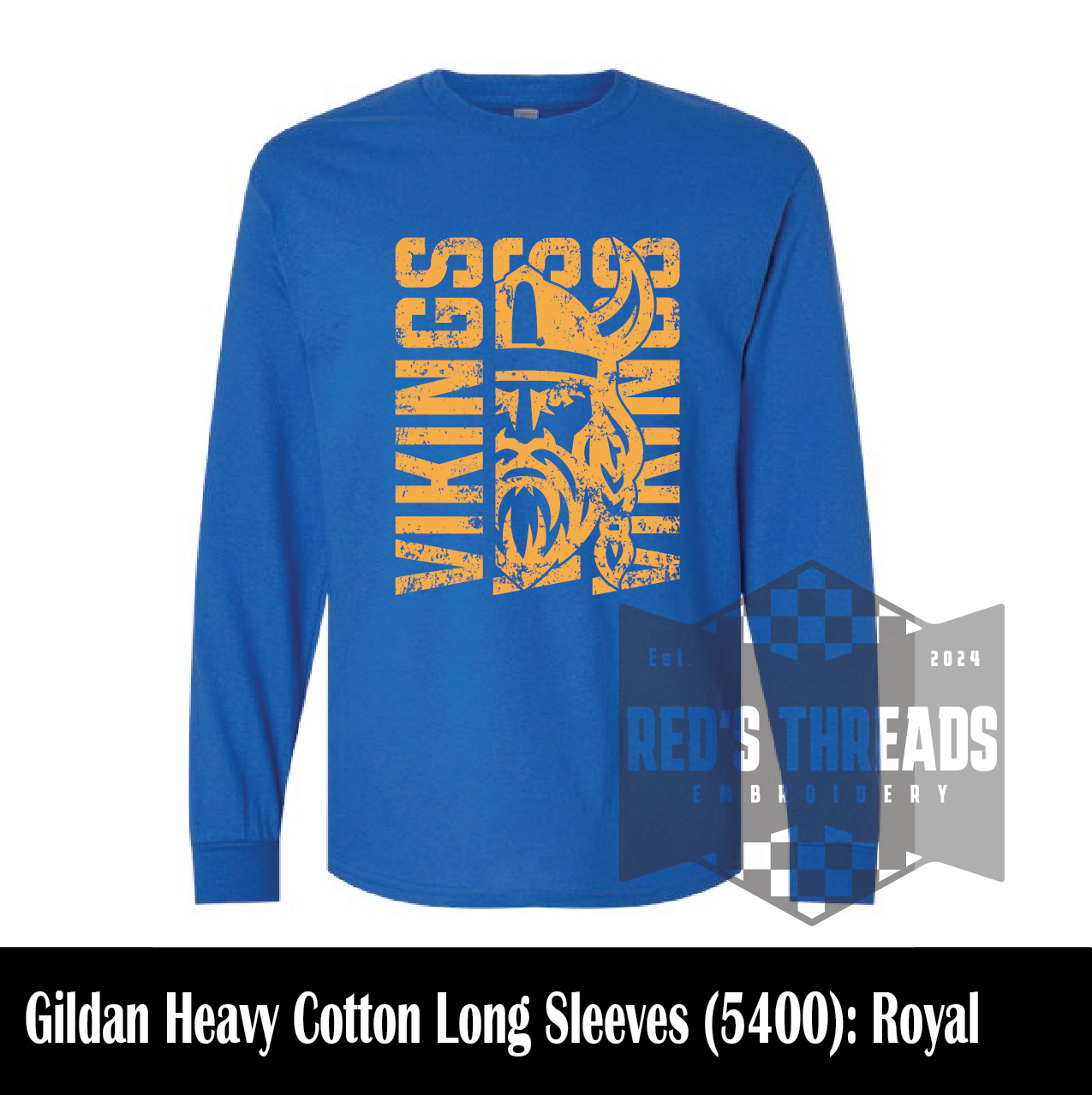 Saint Paul Distressed Vikings Long Sleeves