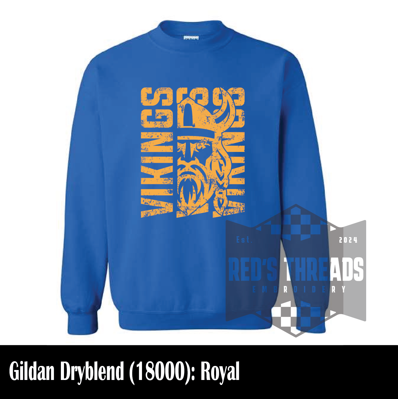 Saint Paul Distressed Vikings Sweatshirt