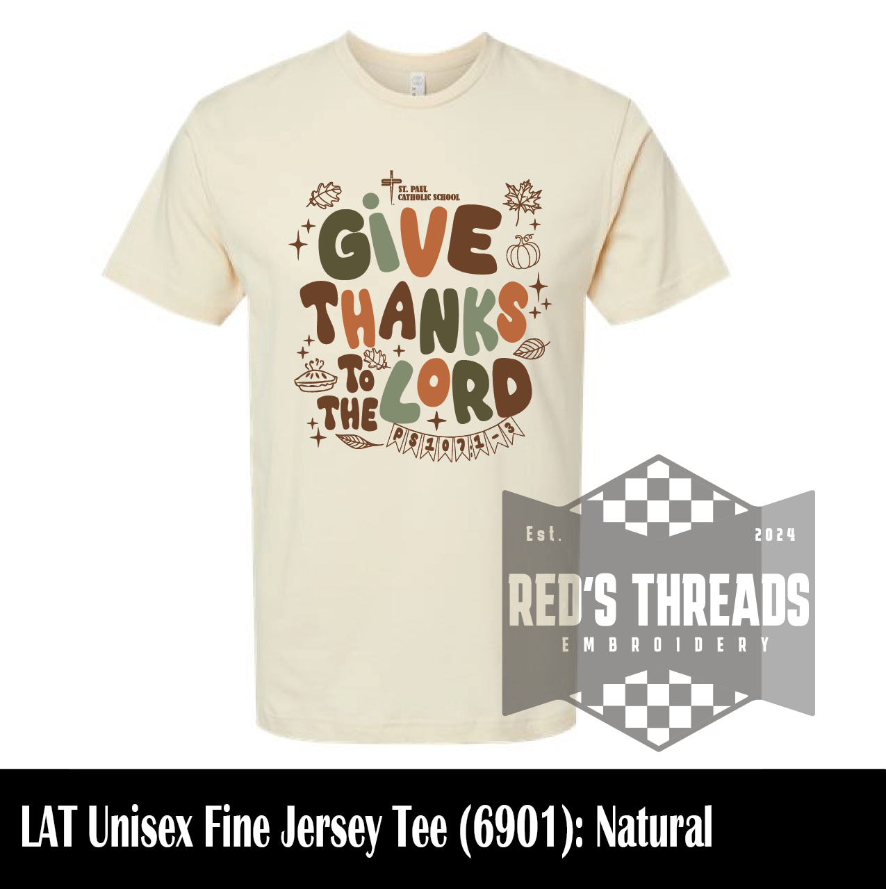 Saint Paul Give Thanks to the Lord Tee