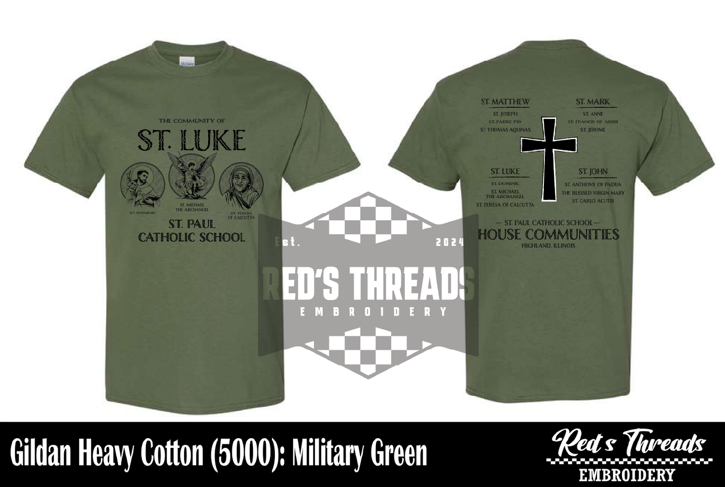 Saint Paul House Shirts - St. Luke