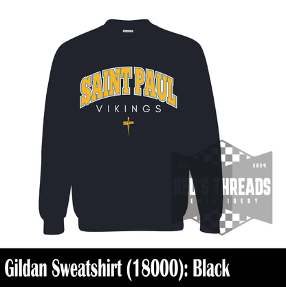 Saint Paul Vikings Arch Logo Sweatshirt