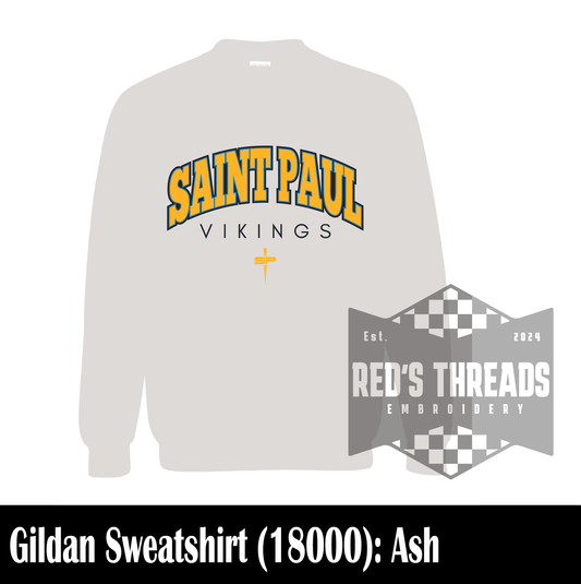 Saint Paul Vikings Arch Logo Sweatshirt